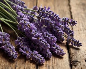Ramita del aceite esencial de lavanda, ideal para aliviar el estrés, mejorar el sueño y calmar la mente. Perfecto para aromaterapia y masajes.