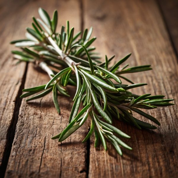 Ramita del aceite esencial de romero, ideal para aliviar el estrés, mejorar la concentración y revitalizar la mente. Perfecto para aromaterapia y masajes.
