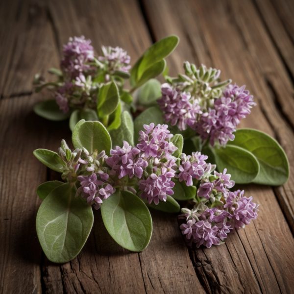 Ramita del aceite esencial de mejorana, ideal para aliviar el estrés, calmar los nervios y mejorar el sueño. Perfecto para aromaterapia y masajes.