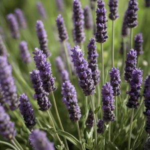 Campo de lavanda utilizada para la producción de aceites esenciales