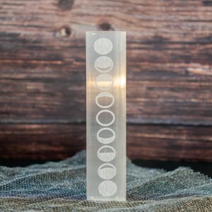 Placa de Carga de Selenita - Ciclos Lunares